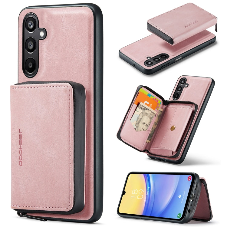 JEEHOOD Custodia per telefono in pelle con cerniera orizzontale con cerniera magnetica, For Samsung Galaxy A15 5G, For Samsung Galaxy A55 5G, For Samsung Galaxy A35 5G, For Samsung Galaxy S24 Ultra 5G