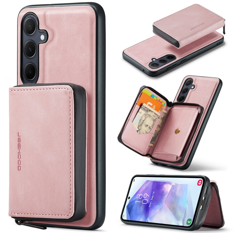 JEEHOOD Custodia per telefono in pelle con cerniera orizzontale con cerniera magnetica, For Samsung Galaxy A15 5G, For Samsung Galaxy A55 5G, For Samsung Galaxy A35 5G, For Samsung Galaxy S24 Ultra 5G