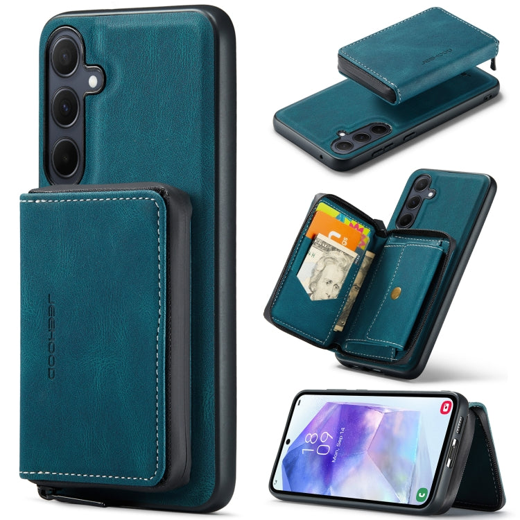 JEEHOOD Custodia per telefono in pelle con cerniera orizzontale con cerniera magnetica, For Samsung Galaxy A15 5G, For Samsung Galaxy A55 5G, For Samsung Galaxy A35 5G, For Samsung Galaxy S24 Ultra 5G