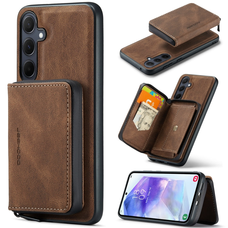 JEEHOOD Custodia per telefono in pelle con cerniera orizzontale con cerniera magnetica, For Samsung Galaxy A15 5G, For Samsung Galaxy A55 5G, For Samsung Galaxy A35 5G, For Samsung Galaxy S24 Ultra 5G