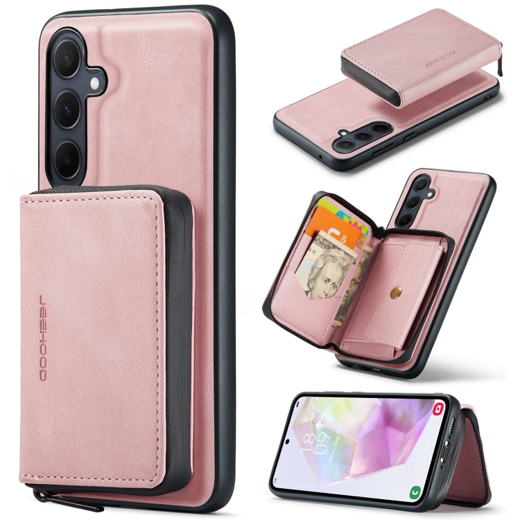 JEEHOOD Custodia per telefono in pelle con cerniera orizzontale con cerniera magnetica, For Samsung Galaxy A15 5G, For Samsung Galaxy A55 5G, For Samsung Galaxy A35 5G, For Samsung Galaxy S24 Ultra 5G
