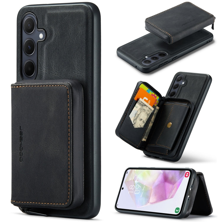 JEEHOOD Custodia per telefono in pelle con cerniera orizzontale con cerniera magnetica, For Samsung Galaxy A15 5G, For Samsung Galaxy A55 5G, For Samsung Galaxy A35 5G, For Samsung Galaxy S24 Ultra 5G