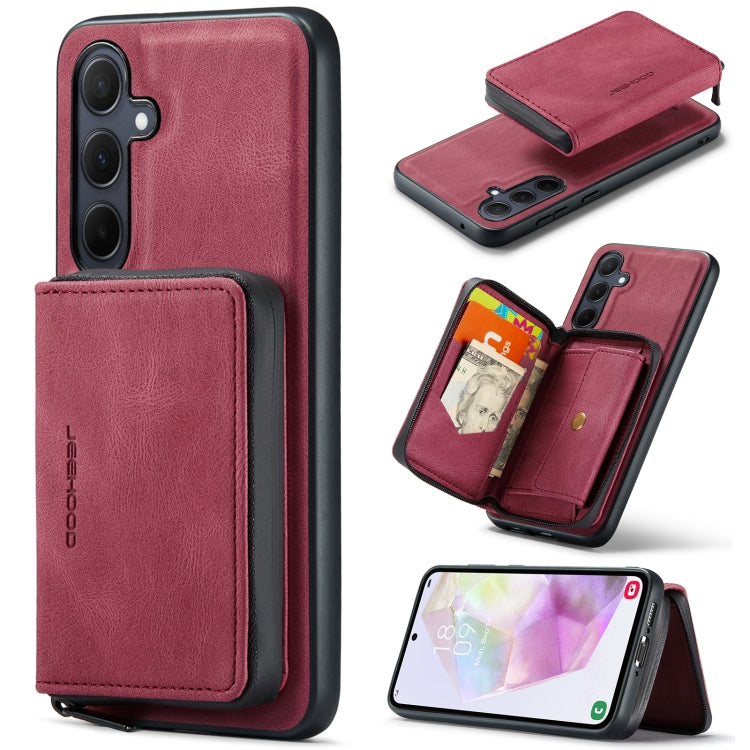 JEEHOOD Custodia per telefono in pelle con cerniera orizzontale con cerniera magnetica, For Samsung Galaxy A15 5G, For Samsung Galaxy A55 5G, For Samsung Galaxy A35 5G, For Samsung Galaxy S24 Ultra 5G