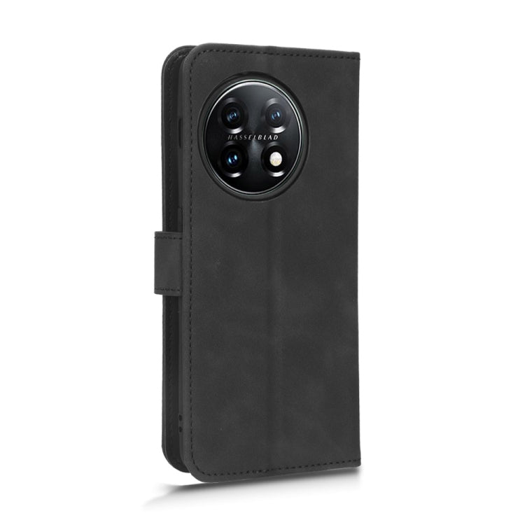 Custodia per telefono in pelle con vibrazione magnetica Skin Feel, For OnePlus 11