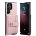 Custodia per telefono magnetica antifurto con blocco RFID JEEHOOD, For Samsung Galaxy S24 Ultra 5G, For Samsung Galaxy A53 5G, For Samsung Galaxy S24+ 5G, For Samsung Galaxy A73 5G, For Samsung Galaxy S24 5G, For Samsung Galaxy S23 Ultra 5G