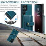 Custodia per telefono magnetica antifurto con blocco RFID JEEHOOD, For Samsung Galaxy S24 Ultra 5G, For Samsung Galaxy A53 5G, For Samsung Galaxy S24+ 5G, For Samsung Galaxy A73 5G, For Samsung Galaxy S24 5G, For Samsung Galaxy S23 Ultra 5G