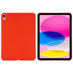 Custodia per tablet a copertura totale antigoccia in silicone liquido tinta unita, For iPad 10th Gen 10.9 2022