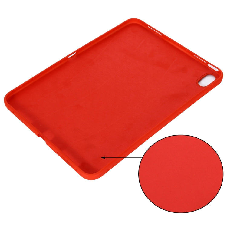 Custodia per tablet a copertura totale antigoccia in silicone liquido tinta unita, For iPad 10th Gen 10.9 2022