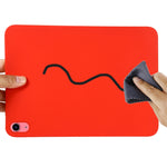Custodia per tablet a copertura totale antigoccia in silicone liquido tinta unita, For iPad 10th Gen 10.9 2022