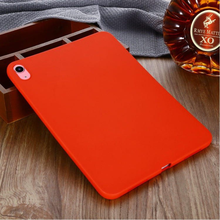 Custodia per tablet a copertura totale antigoccia in silicone liquido tinta unita, For iPad 10th Gen 10.9 2022