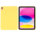 Custodia per tablet a copertura totale antigoccia in silicone liquido tinta unita, For iPad 10th Gen 10.9 2022