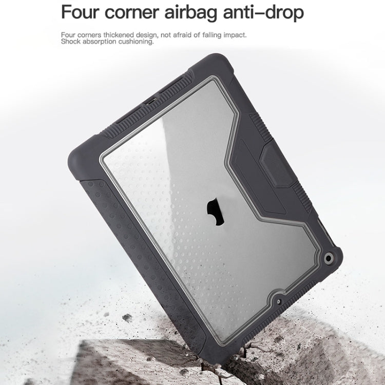 Custodia per tablet in pelle Smart per PC in acrilico TPU 3 volte, For iPad 10.2 2019 / 10.2 2020 / 10.2 2021