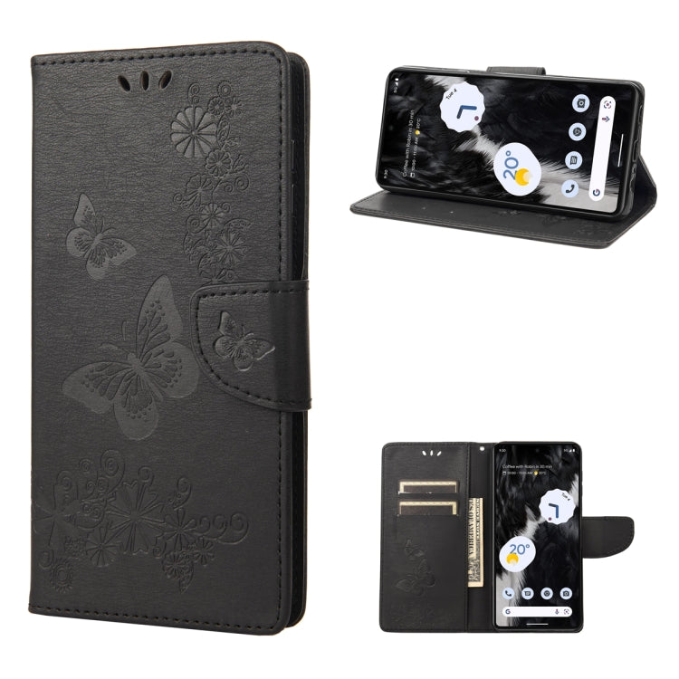 Custodia per cellulare in pelle flip orizzontale goffrata farfalla, For Google Pixel 7a, For Samsung Galaxy S23 5G, For Samsung Galaxy S23+ 5G