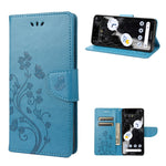 Custodia per cellulare in pelle con motivo floreale a farfalla, For Google Pixel 7a, For Samsung Galaxy S23 5G, For Samsung Galaxy S23+ 5G