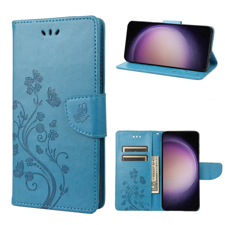 Custodia per cellulare in pelle con motivo floreale a farfalla, For Google Pixel 7a, For Samsung Galaxy S23 5G, For Samsung Galaxy S23+ 5G
