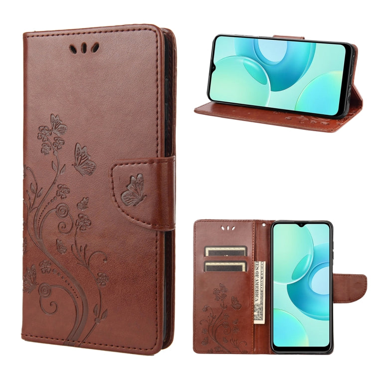 Custodia per cellulare in pelle con motivo floreale a farfalla, For Samsung Galaxy S23 Ultra 5G