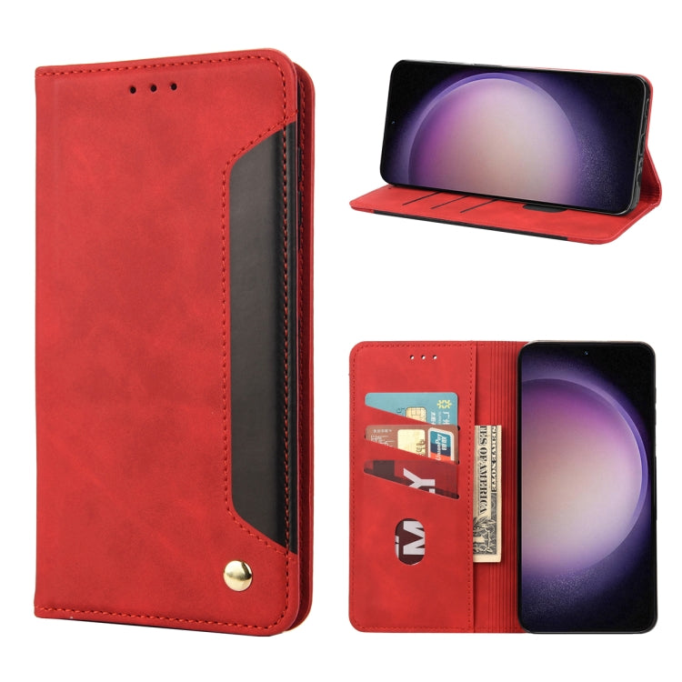 Custodia per telefono in pelle con giunture al tatto, For Google Pixel 7a, For Samsung Galaxy S23 5G, For Samsung Galaxy S23+ 5G, For Samsung Galaxy S23 Ultra 5G