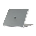 Custodia protettiva antiurto in cristallo con superficie in acciaio per laptop, For Microsoft Surface Laptop 7 13.8, For Microsoft Surface Laptop 13.5 inch Steel Surface, For Microsoft Surface Laptop 13.5 inch(Transparent)