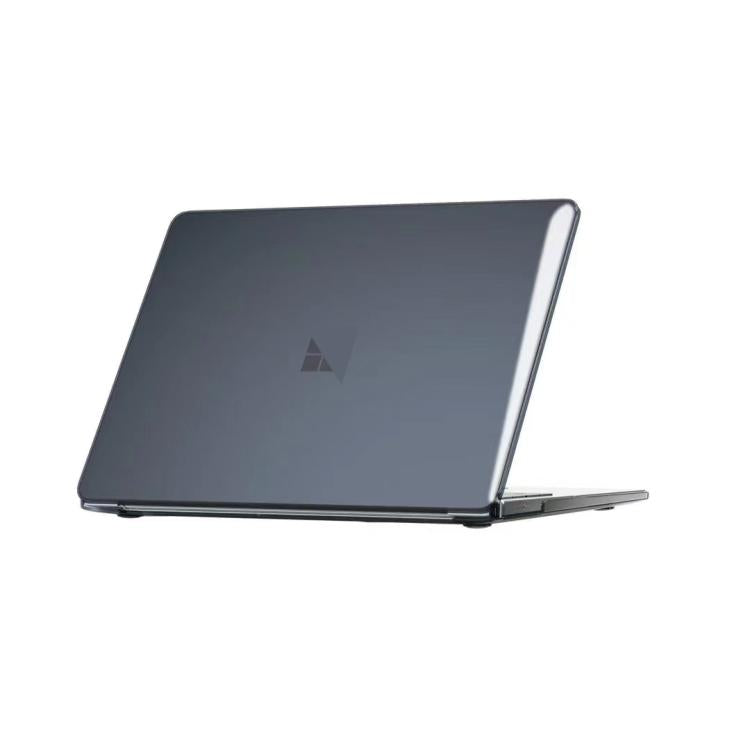 Custodia protettiva antiurto in cristallo con superficie in acciaio per laptop, For Microsoft Surface Laptop 7 13.8, For Microsoft Surface Laptop 13.5 inch Steel Surface, For Microsoft Surface Laptop 13.5 inch(Transparent)