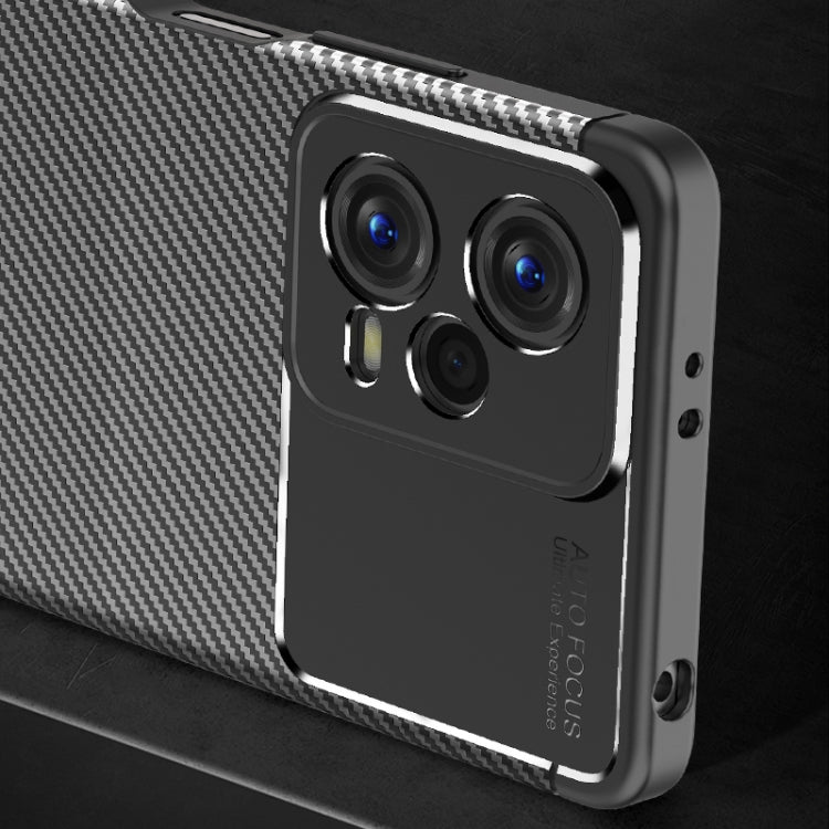 Custodia per telefono in TPU antiurto con struttura in fibra di carbonio, For Xiaomi Redmi Note 12 Global/Poco X5