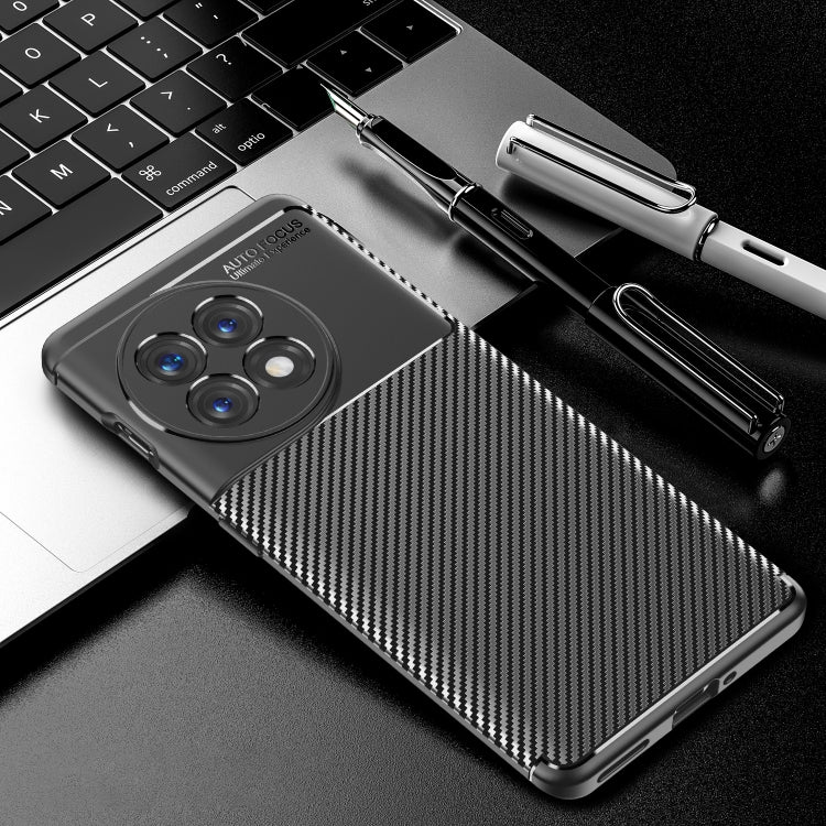 Custodia per telefono in TPU antiurto con struttura in fibra di carbonio, For OnePlus Ace 2 5G/11R