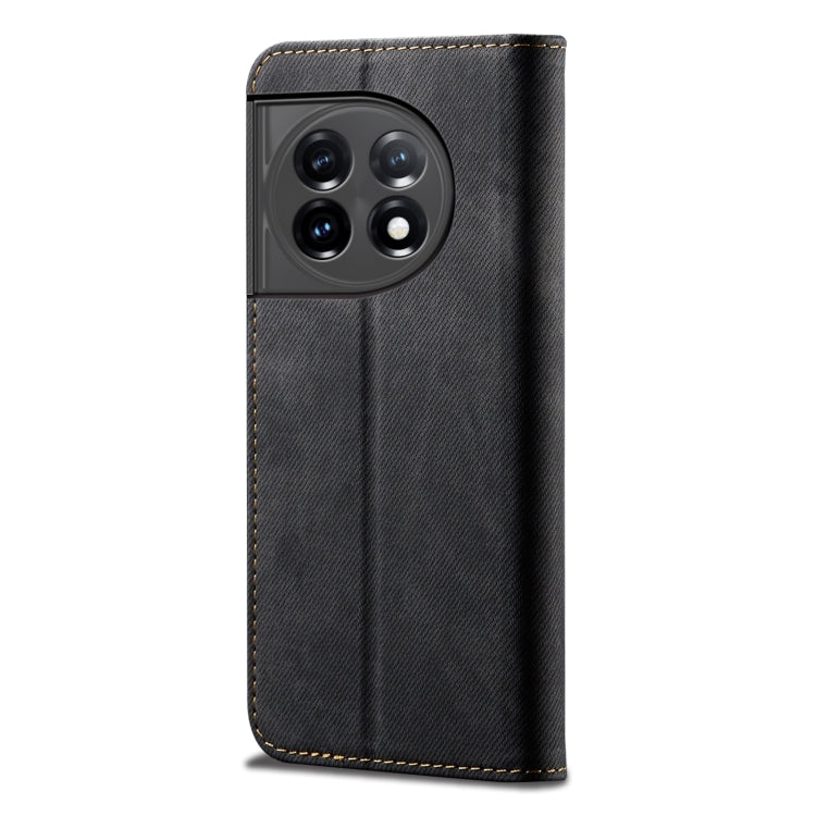 Custodia per telefono in pelle Flip Texture denim, For OnePlus 11, For OnePlus 11R, For OnePlus Ace 2 5G, For vivo iQOO 11, For Samsung Galaxy A54 5G