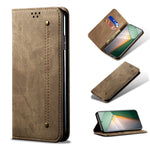 Custodia per telefono in pelle Flip Texture denim, For OnePlus 11, For OnePlus 11R, For OnePlus Ace 2 5G, For vivo iQOO 11, For Samsung Galaxy A54 5G