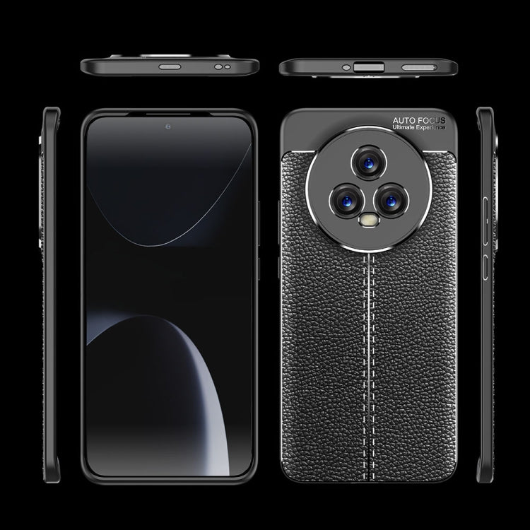 Custodia per telefono in TPU antiurto con texture Litchi, For OnePlus Ace 2/11R, For Xiaomi Redmi Note 12 Pro 5G Global, For Honor Magic5, For Honor Magic5 Pro