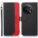 KHAZNEH Custodia per telefono RFID in pelle con texture Litchi, For OnePlus 11, For OnePlus Nord CE 3 Lite, For Motorola Moto E13, For Motorola Moto G53 5G