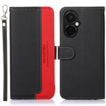 KHAZNEH Custodia per telefono RFID in pelle con texture Litchi, For OnePlus 11, For OnePlus Nord CE 3 Lite, For Motorola Moto E13, For Motorola Moto G53 5G