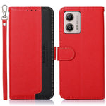 KHAZNEH Custodia per telefono RFID in pelle con texture Litchi, For OnePlus 11, For OnePlus Nord CE 3 Lite, For Motorola Moto E13, For Motorola Moto G53 5G