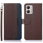 KHAZNEH Custodia per telefono RFID in pelle con texture Litchi, For OnePlus 11, For OnePlus Nord CE 3 Lite, For Motorola Moto E13, For Motorola Moto G53 5G