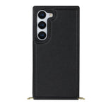 Custodia in TPU + PU con doppia fibbia quadrata a tracolla, For Samsung Galaxy S23 5G, For Samsung Galaxy S23+ 5G, For Samsung Galaxy S23 Ultra 5G