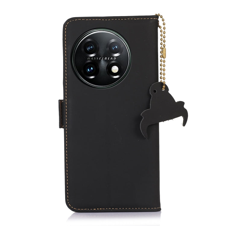 Custodia per telefono in pelle magnetica RFID in vera pelle, For OnePlus 11, For OnePlus Nord CE 3 Lite, For Motorola Moto E13, For Motorola Moto G53 5G