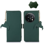 Custodia per telefono in pelle magnetica RFID in vera pelle, For OnePlus 11, For OnePlus Nord CE 3 Lite, For Motorola Moto E13, For Motorola Moto G53 5G