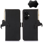 Custodia per telefono in pelle magnetica RFID in vera pelle, For OnePlus 11, For OnePlus Nord CE 3 Lite, For Motorola Moto E13, For Motorola Moto G53 5G