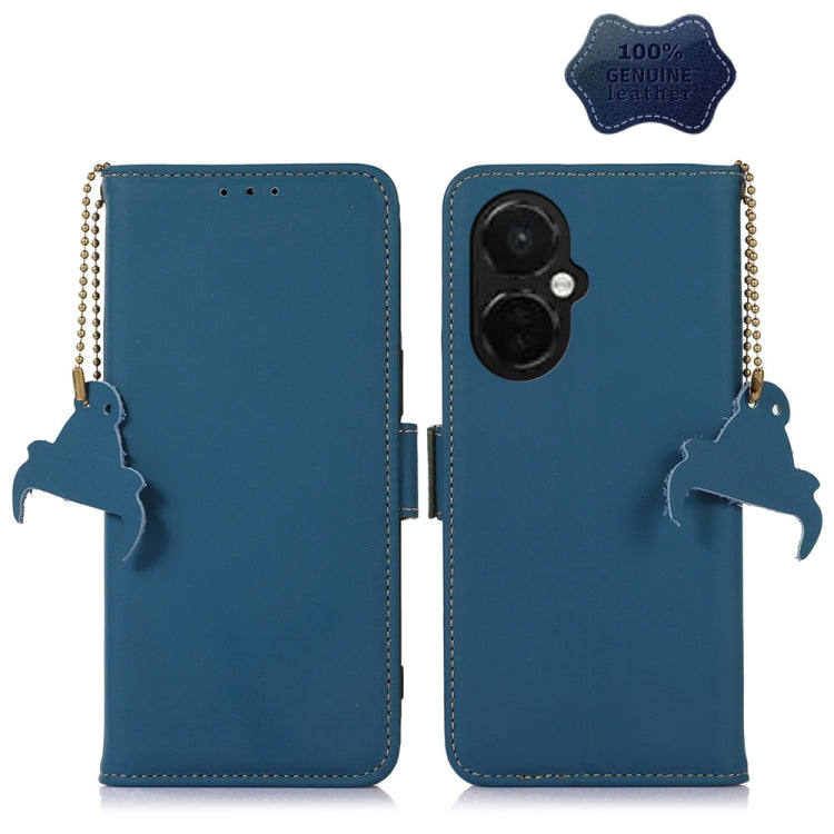 Custodia per telefono in pelle magnetica RFID in vera pelle, For OnePlus 11, For OnePlus Nord CE 3 Lite, For Motorola Moto E13, For Motorola Moto G53 5G