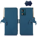 Custodia per telefono in pelle magnetica RFID in vera pelle, For OnePlus 11, For OnePlus Nord CE 3 Lite, For Motorola Moto E13, For Motorola Moto G53 5G