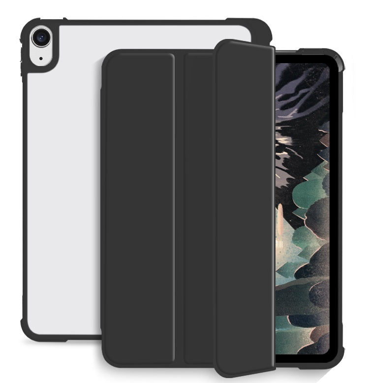 Custodia per tablet in pelle intelligente antiurto 3 volte, For iPad mini 6 / mini 2024, For iPad 10.2 2021 / 2020 / 2019, For iPad 10th Gen 10.9 2022, For iPad Air 2020 / 2022 10.9
