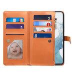 ESEBLE Star Series Lanyard Zipper Wallet Custodia in pelle RFID, For Samsung Galaxy A54 5G, For Samsung Galaxy A14 5G