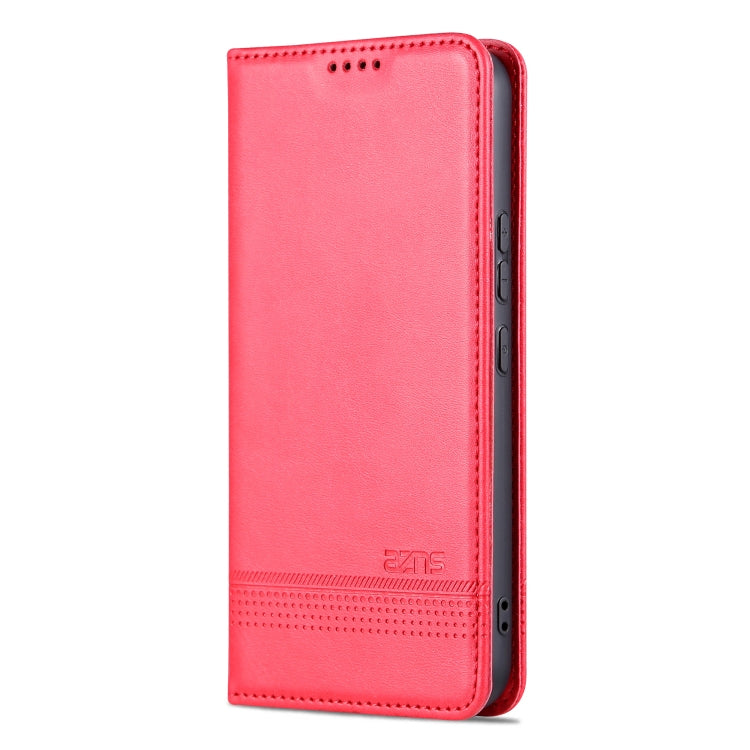 AZNS Custodia per telefono in pelle a conchiglia con struttura in vitello magnetico, For Samsung Galaxy A34 5G, For Samsung Galaxy A54 5G