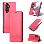 AZNS Custodia per telefono in pelle a conchiglia con struttura in vitello magnetico, For Samsung Galaxy A34 5G, For Samsung Galaxy A54 5G