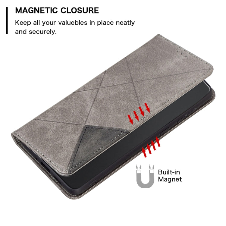 Custodia per telefono in pelle magnetica invisibile prismatica, For Nokia C21