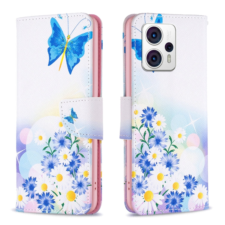 Custodia per telefono in pelle con motivo a disegno colorato, For Motorola Moto G13 4G/G23 4G/G53 5G, For Nokia C21