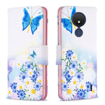 Custodia per telefono in pelle con motivo a disegno colorato, For Motorola Moto G13 4G/G23 4G/G53 5G, For Nokia C21