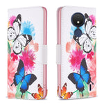 Custodia per telefono in pelle con motivo a disegno colorato, For Motorola Moto G13 4G/G23 4G/G53 5G, For Nokia C21