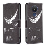 Custodia per telefono in pelle con motivo a disegno colorato, For Motorola Moto G13 4G/G23 4G/G53 5G, For Nokia C21