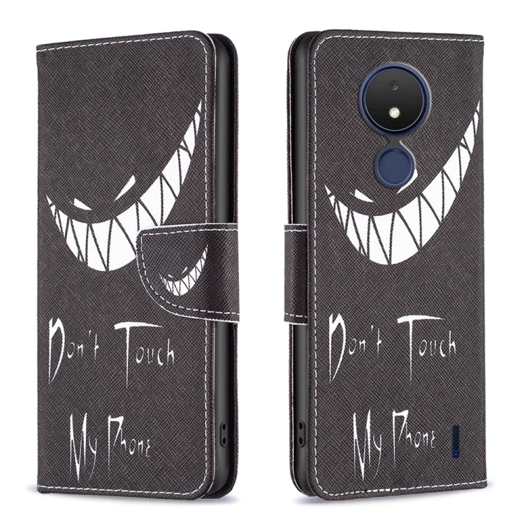 Custodia per telefono in pelle con motivo a disegno colorato, For Motorola Moto G13 4G/G23 4G/G53 5G, For Nokia C21