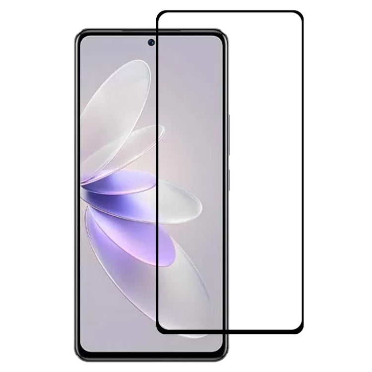 Pellicola in vetro temperato a schermo intero con bordo curvo 3D, For vivo V27 / V27 Pro (1 PC)