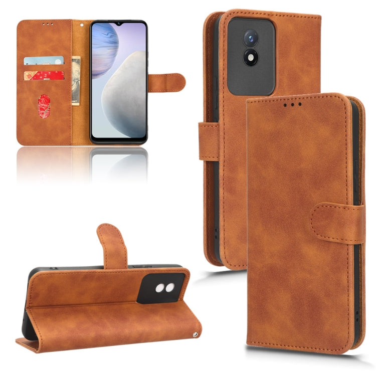 Custodia per telefono in pelle con vibrazione magnetica Skin Feel, For vivo Y02 4G, For Honor 80 GT, For Motorola Moto X40, For Xiaomi Redmi K60E 5G